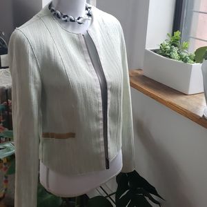 💙Elie Tahari Chanel style tweed jacket / blazer!